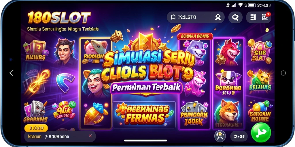 Gameplay mengasyikkan dalam 180SLOT dengan berbagai pilihan slot.