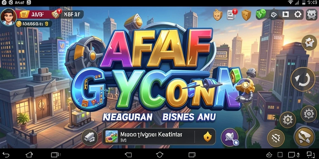 Gambaran gameplay AFAF yang mendebarkan sebagai tycoon bisnis.