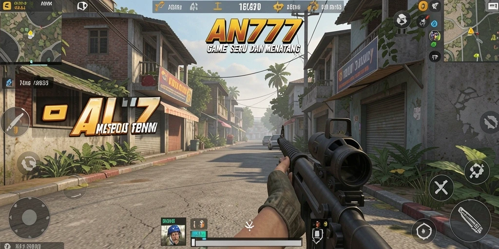 Tampilan aktivitas permainan AN777 yang menegangkan dan seru.