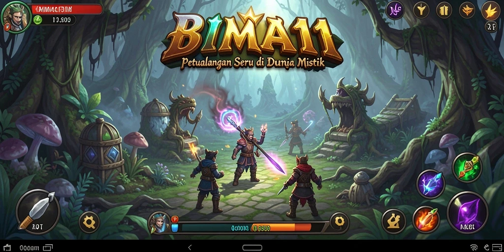 Tampilan gameplay BIMA11 yang menakjubkan dalam dunia petualangan.