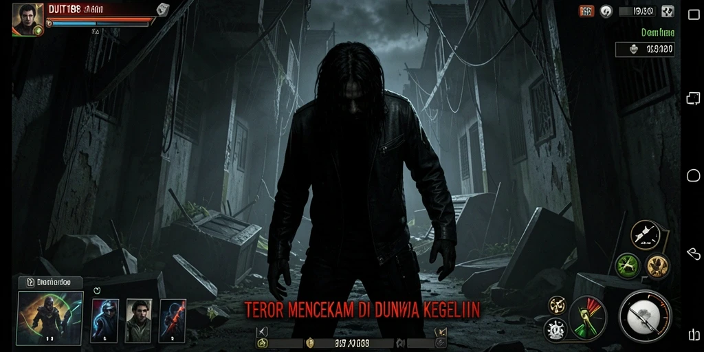 Tampilan gameplay <strong>DUIT188</strong> dengan nuansa Horror yang mendalam.
