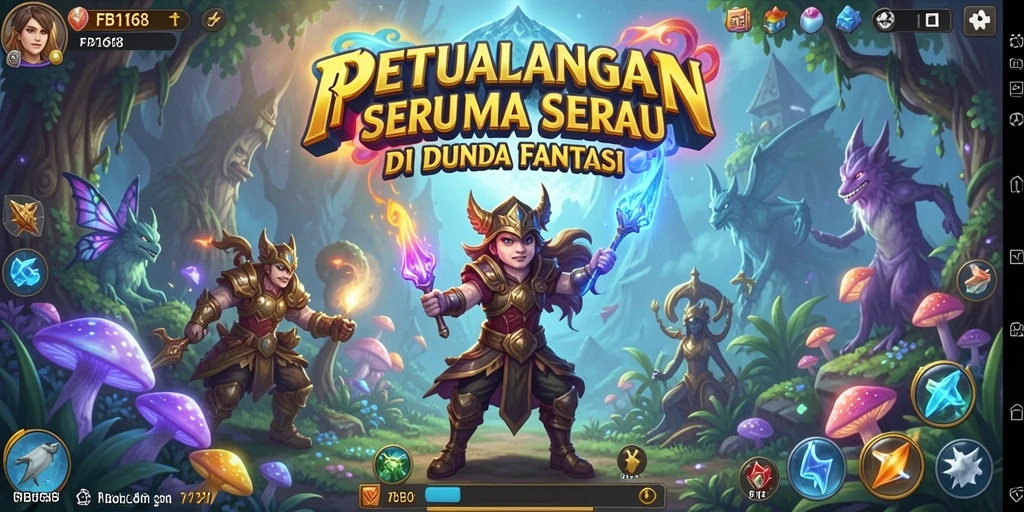 Screenshot FB168 menampilkan aksi seru dalam petualangan yang menantang.
