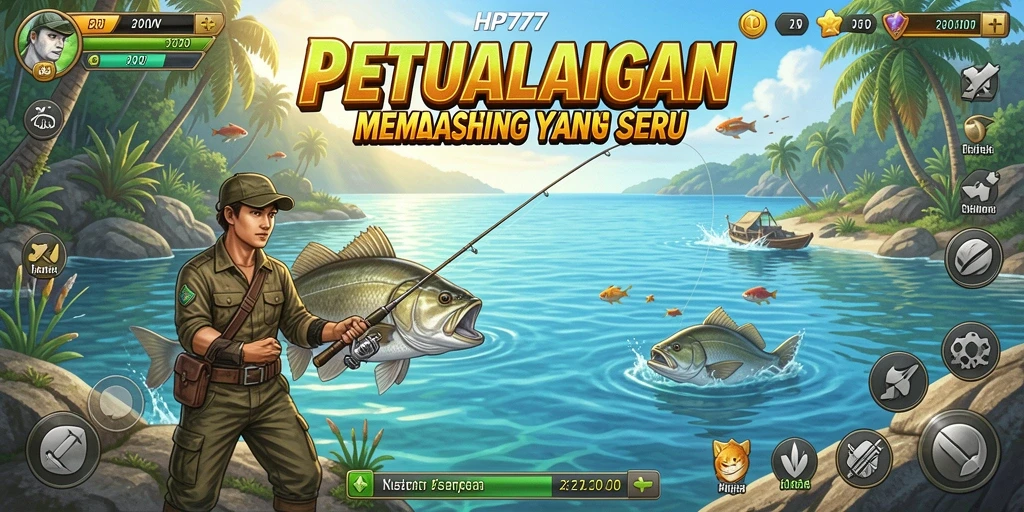 Tangkapan besar di HP777 dengan tampilan grafik yang memukau.