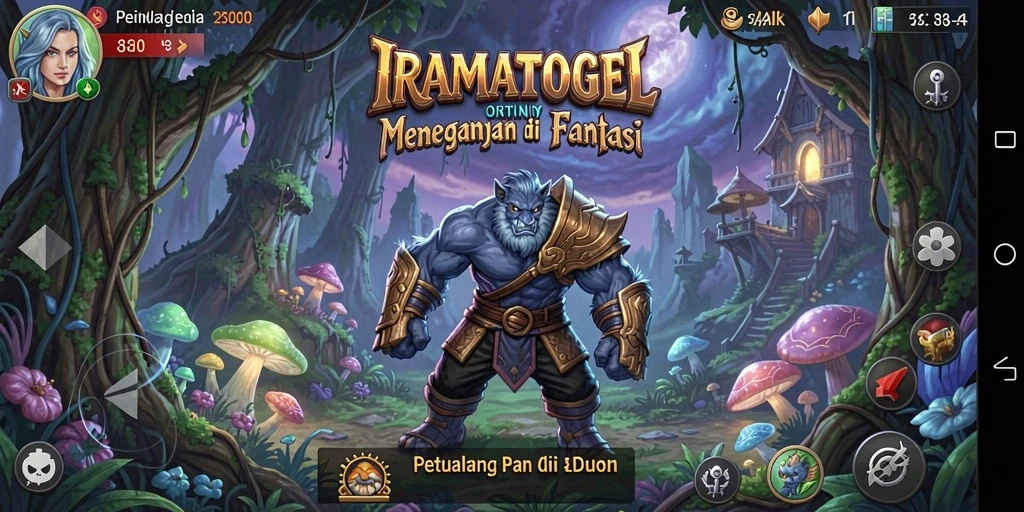 Screenshot utama IRAMATOGEL menampilkan karakter dalam aksi petualangan yang mendebarkan.