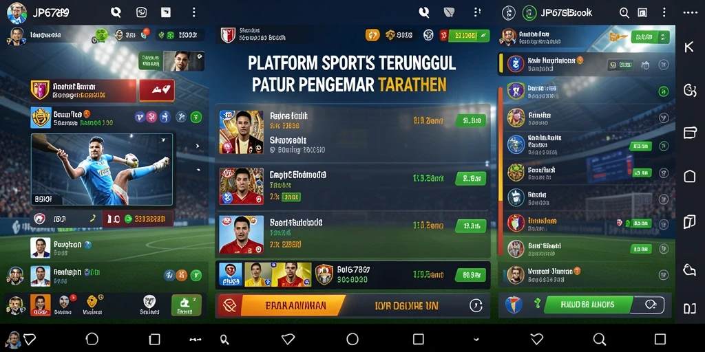 Screenshot gameplay Sportsbook JP6789 menunjukkan antarmuka yang intuitif dan menarik.