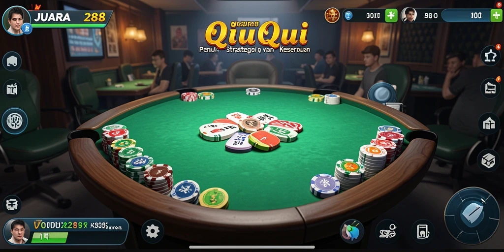 Gameplay seru QiuQiu di JUARA288 dengan grafis menarik.