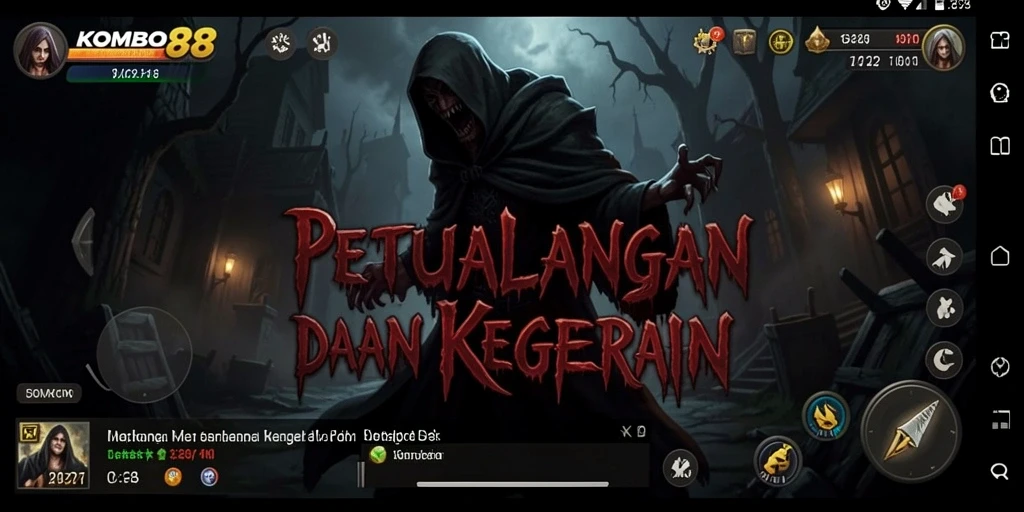 Tampilan gameplay KOMBO88 yang mencekam dan penuh ketegangan.