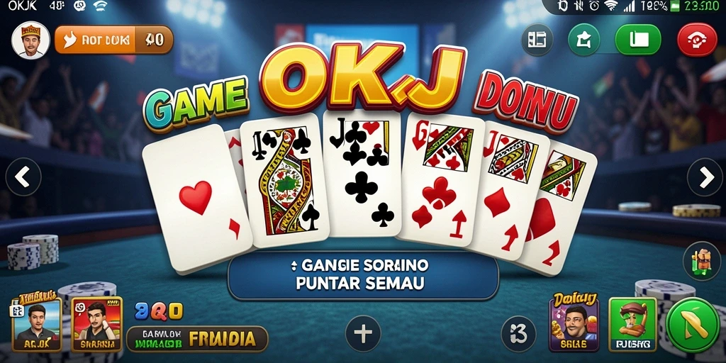 Tampilan gameplay Domino yang menarik dan interaktif.