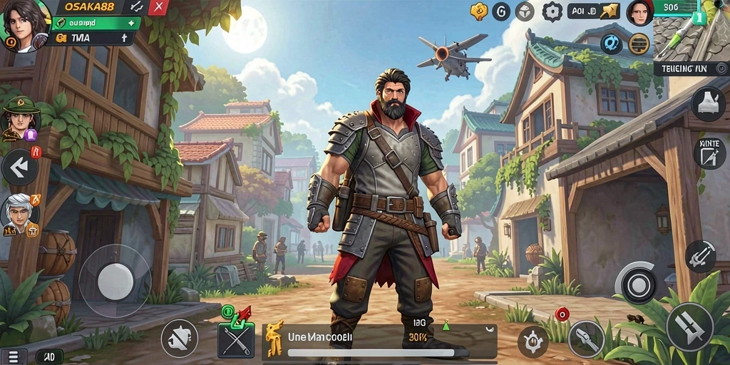 Tampilan gameplay <strong>OSAKA88</strong> yang menakjubkan dalam dunia terbuka.