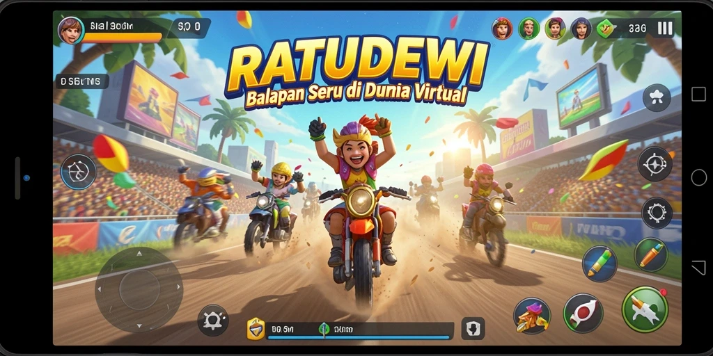 Gameplay yang mendebarkan dan penuh aksi di <strong>RATUDEWI</strong>