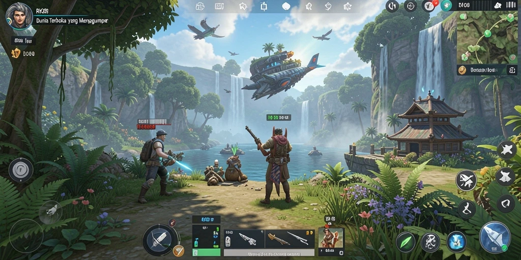 Gameplay menakjubkan di dunia Open World RK88.