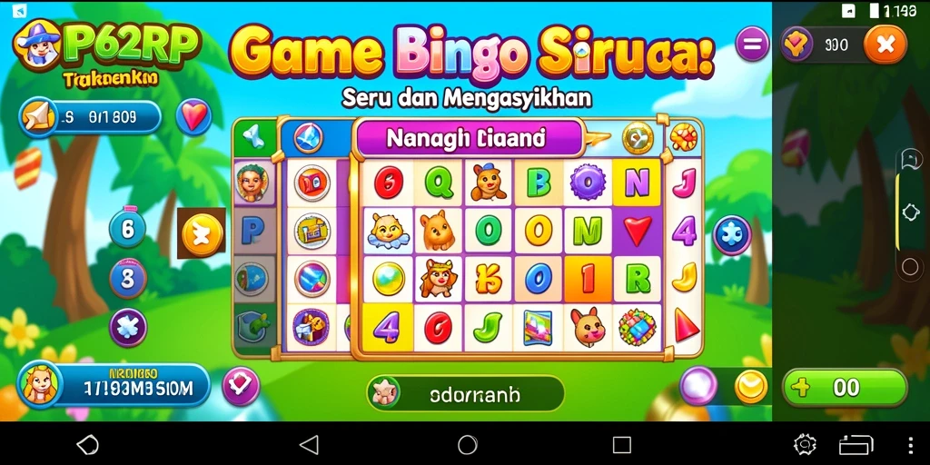 Tampilan gameplay Bingo yang seru dan interaktif di RP62RP.