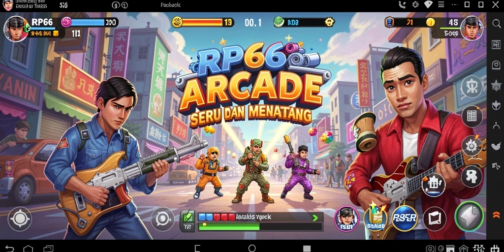 Tampilan gameplay seru dari RP66 yang menguji keterampilan pemain.