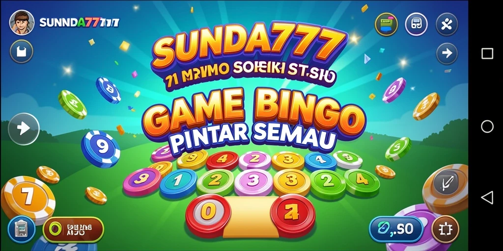 Tampilan permainan Bingo yang menarik dan interaktif di SUNDA777.